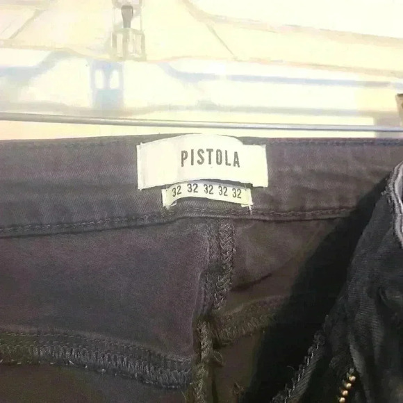 Pistola Topanga Cargo Zipper Skinny Pants Ankle Zip Charcoal Grey Women's 32 - Picture 3 of 6